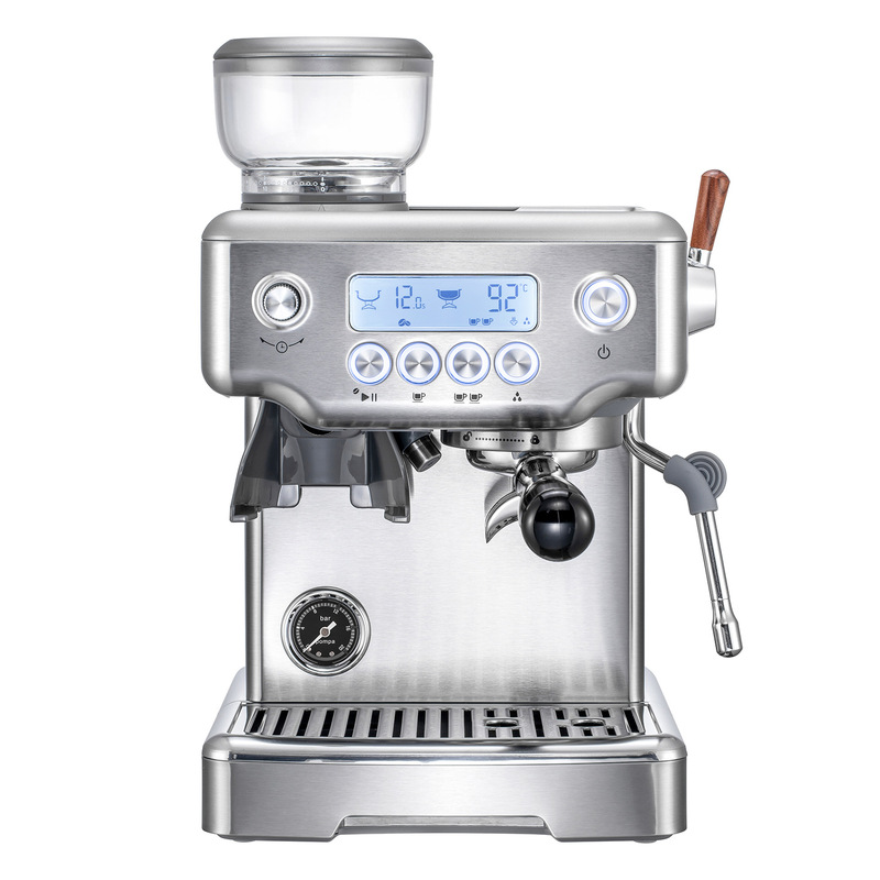 Fully Automatic Espresso Machine with High-Pressure Pump and Grinder, Two-In-One Espresso Machine for Grinding Beans and Brewing Coffee Fully Automatic Espresso Machine with High-Pressure Pump and Grinder, Two-In-One Espresso Machine for Grinding Beans and Brewing Coffee