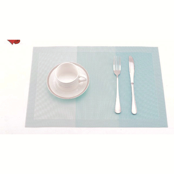 Contraste gradiente de color mantel de PVC mantel fácil limpieza estera de aislamiento mesa de comedor placa estera montaña imprimible LOGO impermeable antideslizante mat
