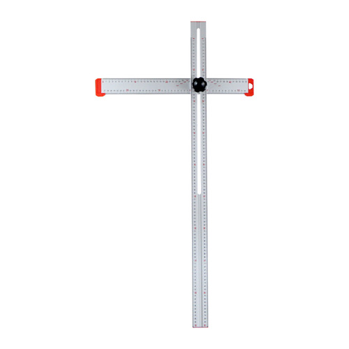Multifunctional angle ruler 90 degree movable angle ruler Aluminum alloy woodworking marking T-shaped ruler Universal T-shaped combination ruler