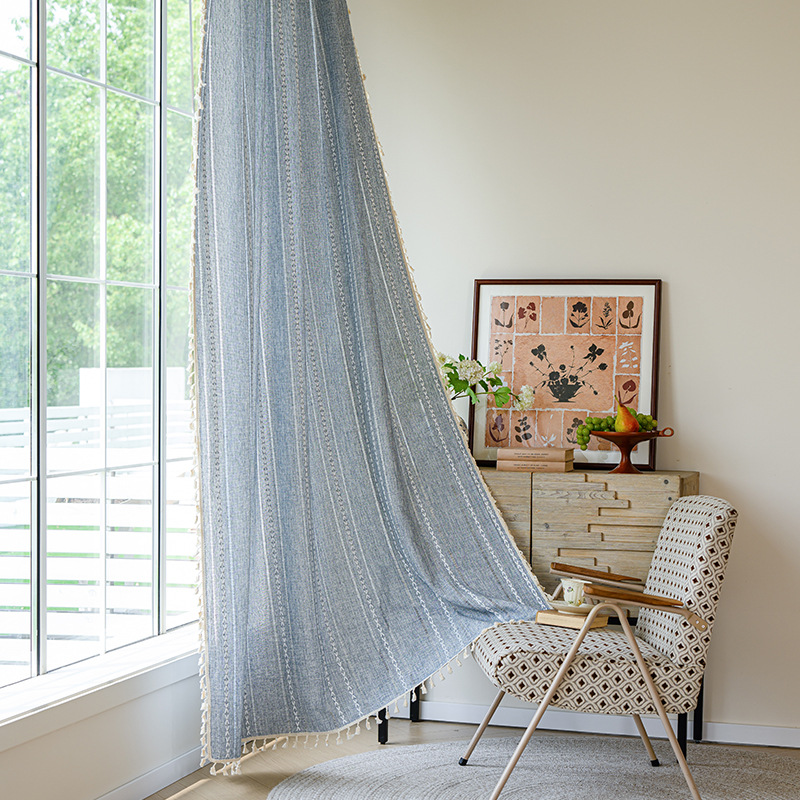 모카 스트라이프 블루훅