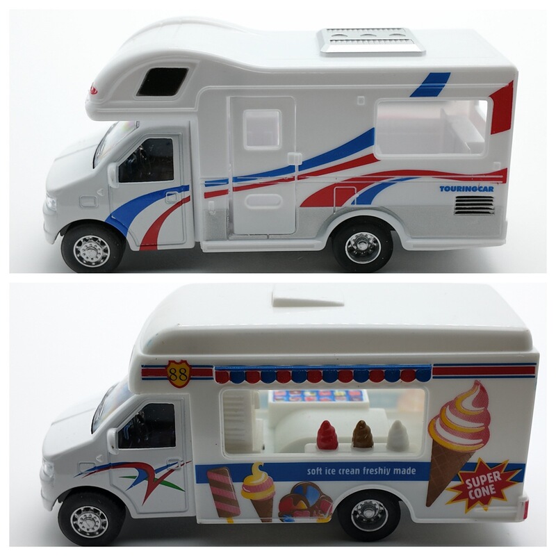 Cross-border Duoduo Alloy Car Model Medical Car Ambulance RV Camping Car Food Truck Ice Cream Truck Fire Truck