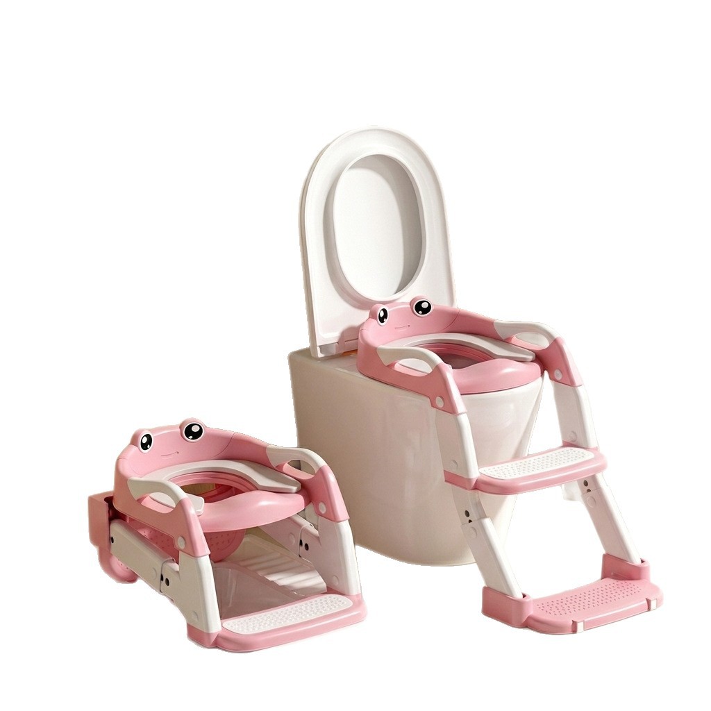 Inodoro infantil escalera tipo escalera asiento de inodoro plegable ajustable 3 - en - 1 inodoro artefacto inodoro infantil image 5