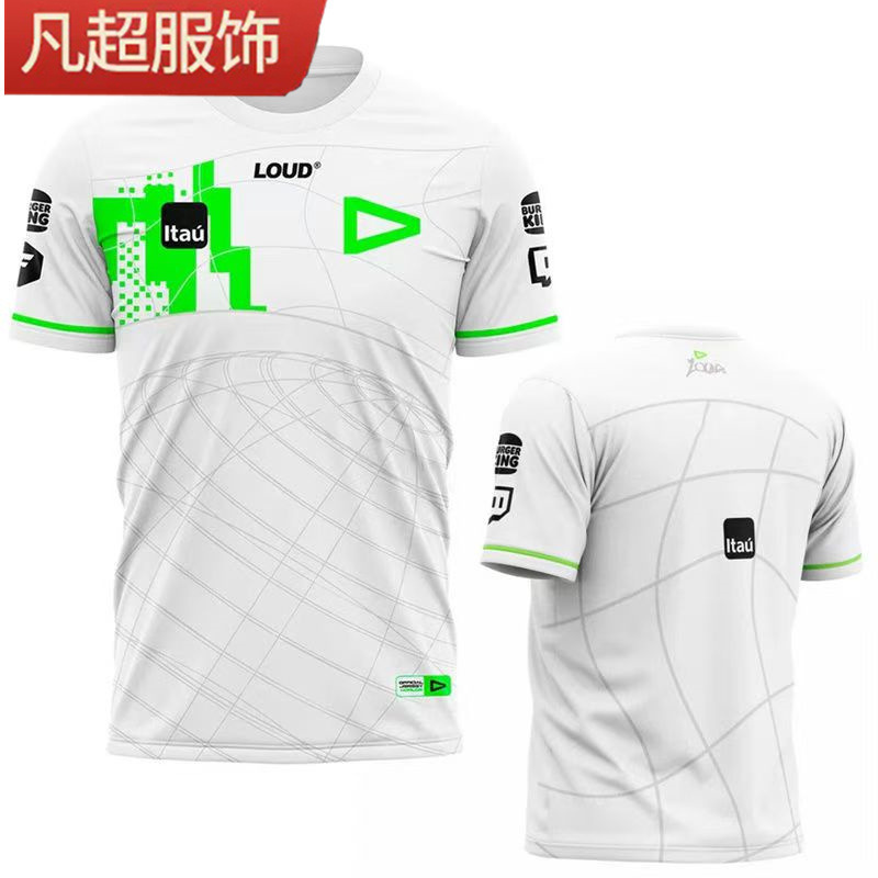 2024 New Men's 3D Printed E-Sports Quick-Dry Breathable Super plus size Crewneck Short-Sleeved Jersey Sportswear 2024 New Men's 3D Printed E-Sports Quick-Dry Breathable Super plus size Crewneck Short-Sleeved Jersey Sportswear