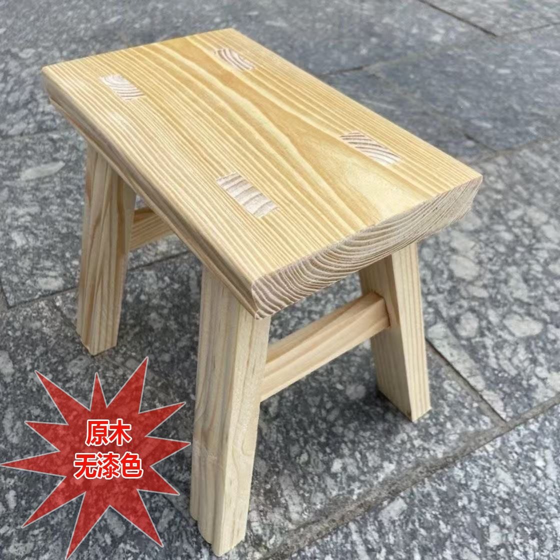 Fábrica directa antiguo taburete de madera sin instalación taburete pequeño taburete bajo taburete pequeño taburete plegable para niños