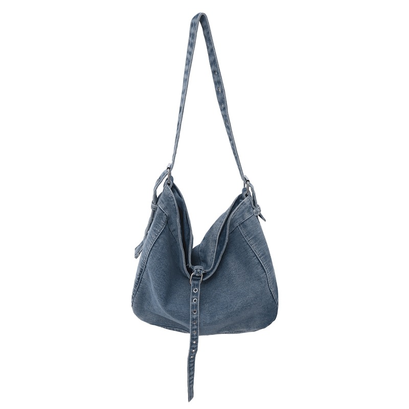 Bolso grande casual para mujer 2024 nuevo bolso de hombro de gran capacidad de mezclilla