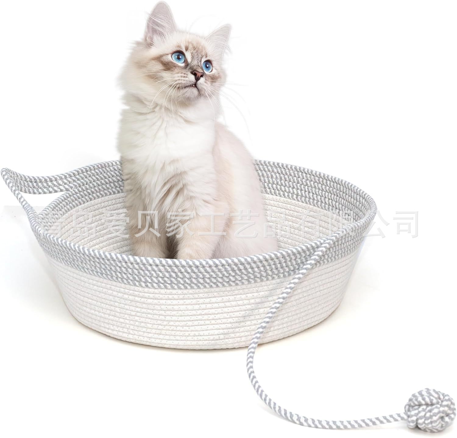 흰색과 회색 줄무늬가 있는 공