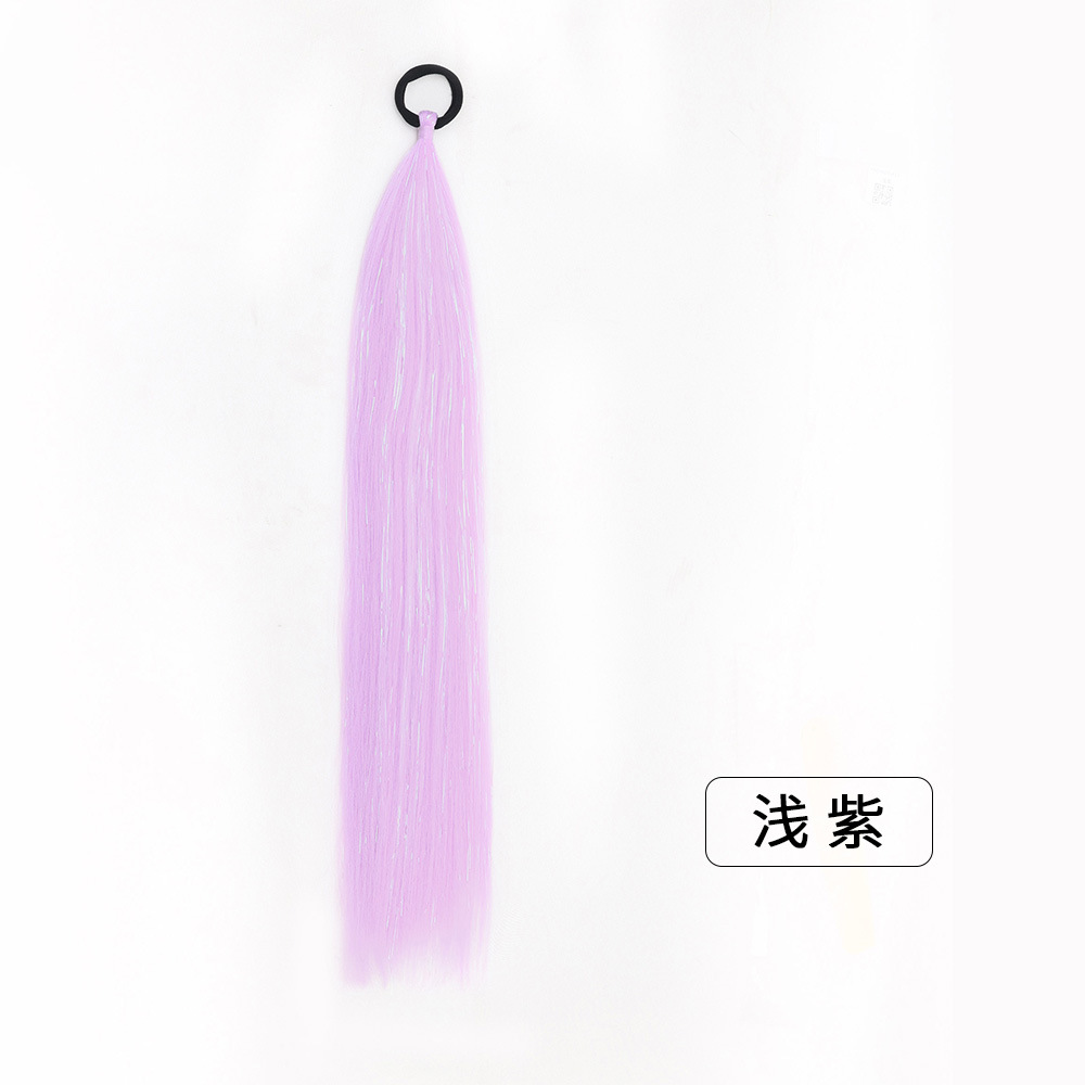 Venta al por mayor de hilo de oro y plata para comercio exterior, para pelucas y coletas de rastas EZ, de un solo hilo, con degradado de colores, para cabello trenzado DIY, hilo láser y trenzas grandes.