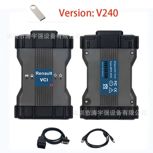 Latest Renault VCI Can Clip v240 multi-language diagnostic programming with full Renault functionality