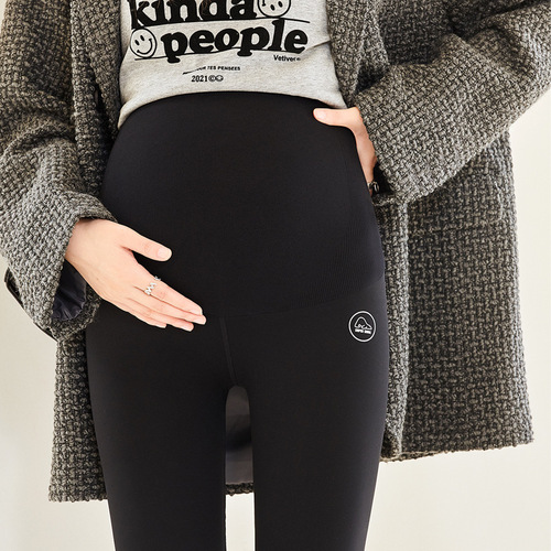 Maternity wear shark skin  spring and autumn new style seamless pants maternity shark pants maternity leggings Barbie pants