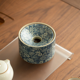 Jingdezhen Antique Old Pottery Clay Tea Dregs Tank Ceramic Tea Set Tea Set Accessories Tea Dregs Bucket Waste Tea Tank Building Water Tea Washing Set