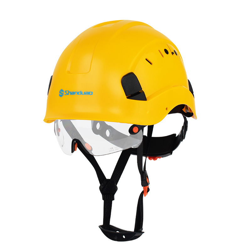 ABS helmet national standard detection with anti -impact mirror construction site construction site thickened protective helmet leadership printing 5