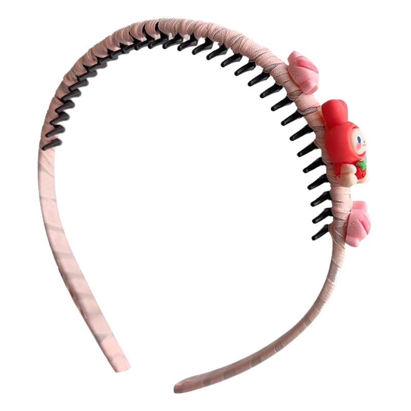 Dibujos animados para Niños diadema antideslizante diadema niña Niña Accesorios para el cabello femenino roto acabado artefacto pelo del bebé presionando horquilla