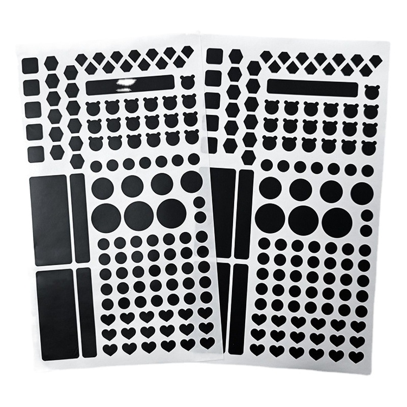 Para Amazon negro completo sombreado pegatinas transfronterizas en stock LED sombreado pegatinas al por mayor
