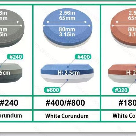 砥石セット白コランダム両面砥石キッチン家庭用屋外砥石油石砥石ベース|undefined