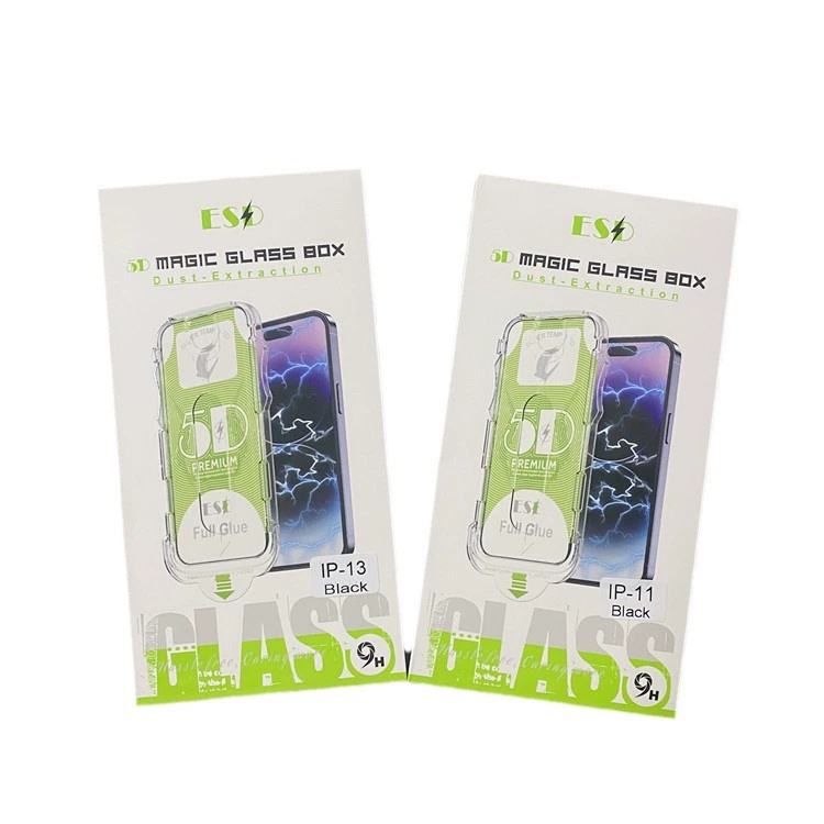 Верхняя пылеудалительная коробка Garnet HD 5D подходит для второй наклейки на iPhone 16e, коробка для магического стекла
