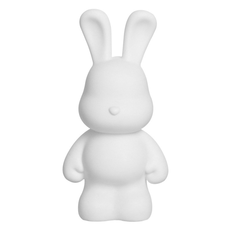 Oso fluido blanco embrión pintura al por mayor rhinestone DIY hecho a mano fluido oso puesto suministro fluido oso violento oso