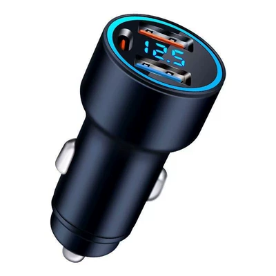 Fast Charging Suitable for Huawei and | Mobil şarj cihazları - opp-bag-alloy-three-port-digital-display-super-fast-charge-pd30w