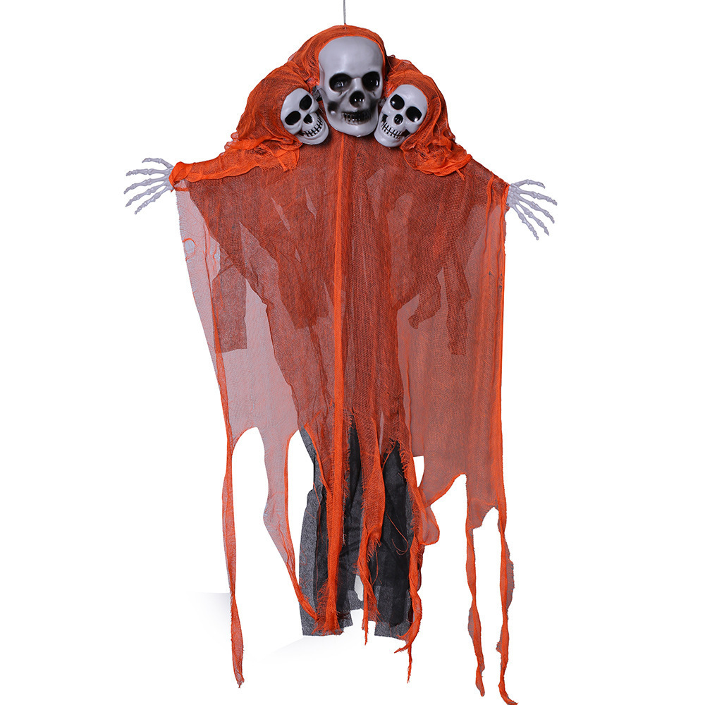 Halloween transfronterizo calavera gaza colgar fantasmas habitaciones secretas puerta de la casa encantada gran colgar accesorios colgar decoración colgar fantasmas