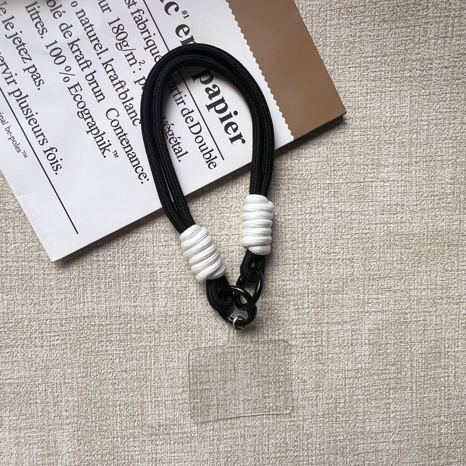 더블링[팔찌-블랙] + 투명사각개스킷