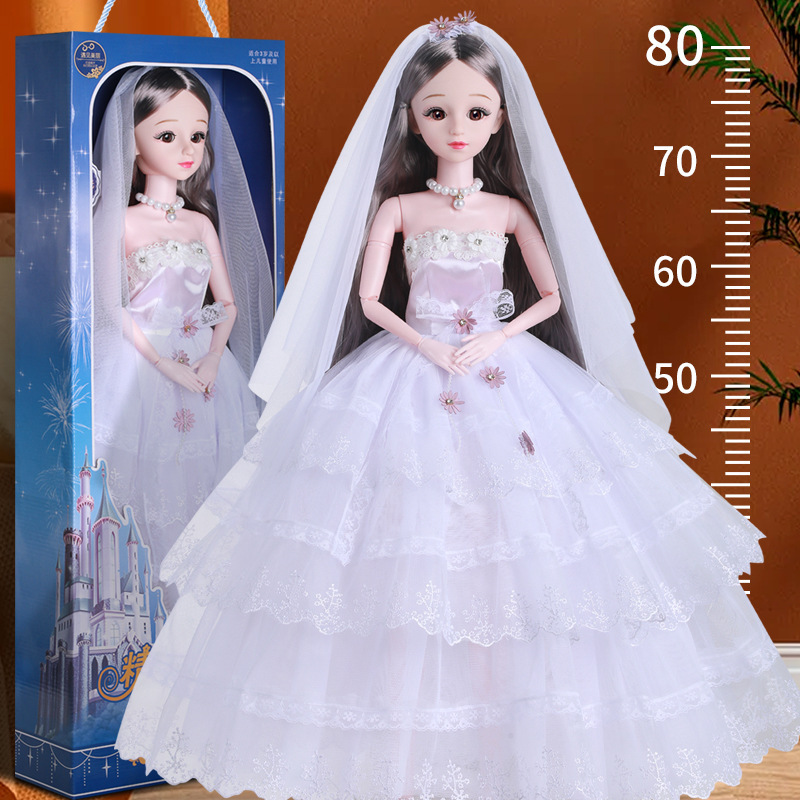 80cm Tong Le Barbie Doll suit 2022 New Girl Toy Princess Oversized Cloth Birthday Gift