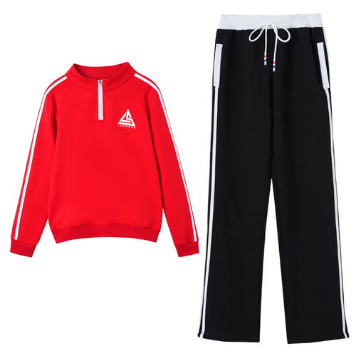 Luoshen shuffle dance square dance clothing new suit running leisure sports autumn and winter sweatshirt fitness dance clothing