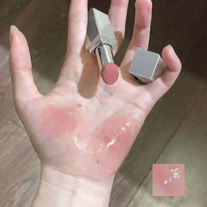 嗲嫩嗲嫩~嘟嘟水光丰唇蜜固体显白滋润唇膏伪素颜爆款裸色系口红|undefined