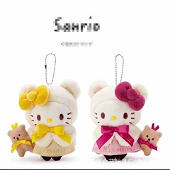 三丽鸥毛绒玩具hellokitty玩偶公仔娃娃kt凯蒂猫小挂件玩具批发