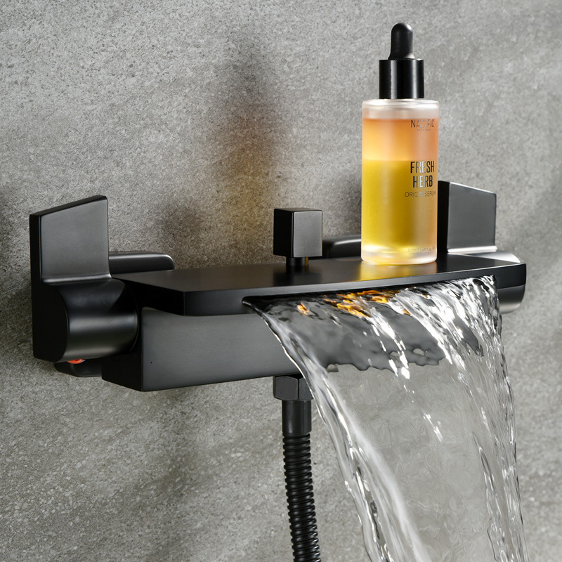 In-Wall Bathtub Faucet and Shower Set, Copper Hot and Cold Mixing Valve, Cross-Border Export Bathroom Fixtures In-Wall Bathtub Faucet and Shower Set, Copper Hot and Cold Mixing Valve, Cross-Border Export Bathroom Fixtures