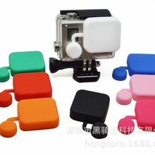 适用于gopro3相机硅胶镜头盖 镜头盖套装 hero4防水壳保护盖