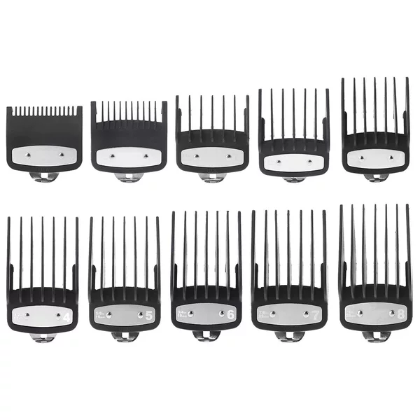 Oil Head Gradient Electric Clipper Suitable for Limit Combing Hair Caliper Set Positioning Card Tooth Accessories Black
