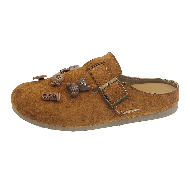 Pantuflas Destalonadas de Plataforma Gruesa para Mujer, Caucho, Antideslizante, para Primavera y Otoño image 8