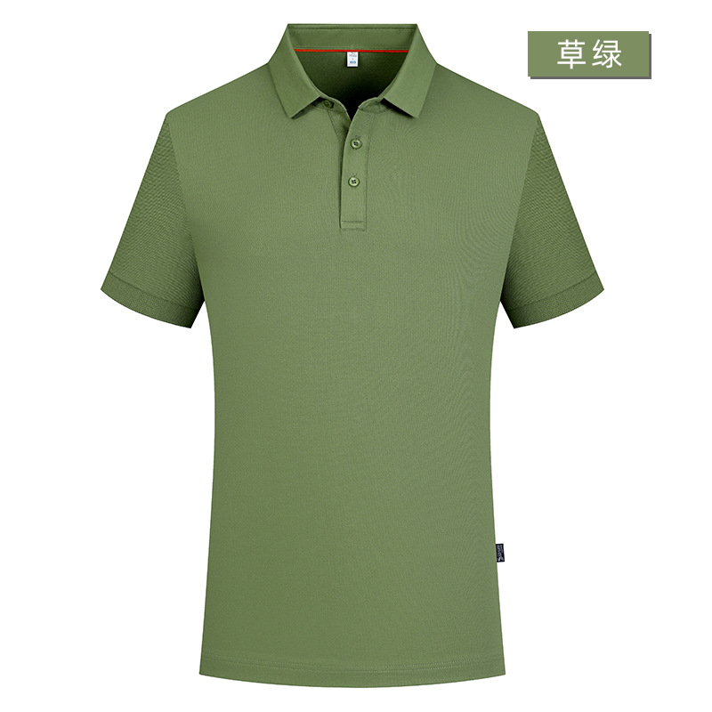 Xinjiang algodón de fibra de Sorona 5A antibacterial de gama alta de polo de gama alta personalizado impreso LOGO ropa de trabajo personalizado