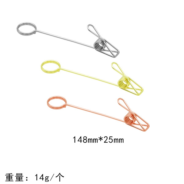 148mm colgante nota clip