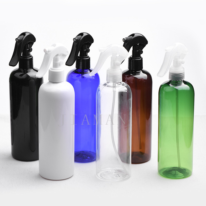 500ml圆肩小老鼠喷雾瓶 手扣式细雾瓶 浇花瓶 清洁玻璃水瓶