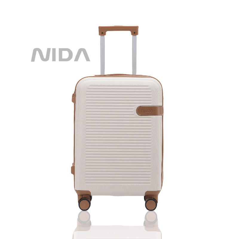 british style vintage zipper trolley case universal wheel 20-inch travel boarding bag 24-inch large capacity luggage wholesale