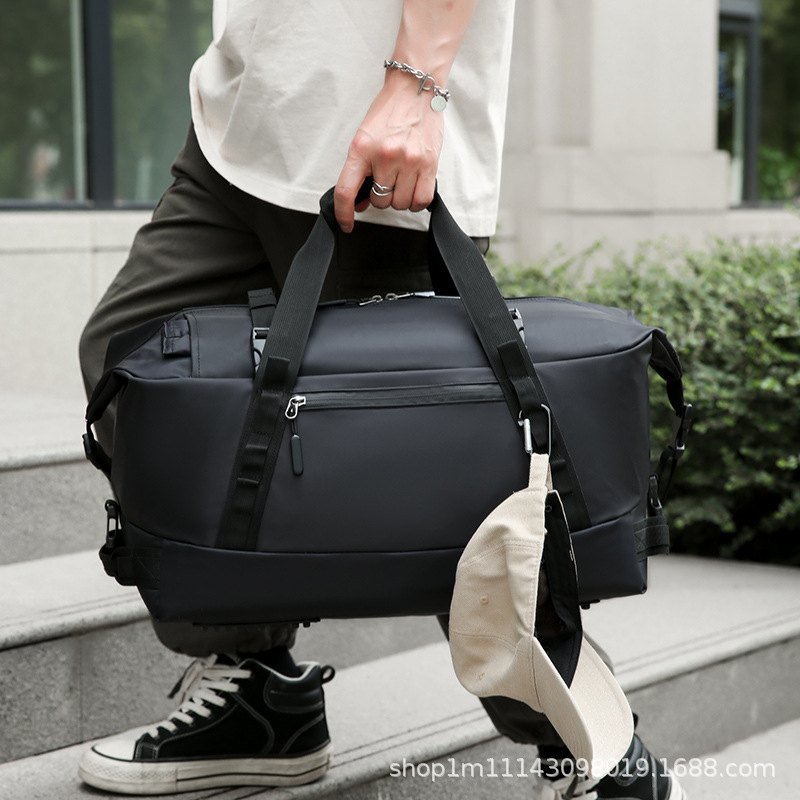 Gran capacidad al aire libre impermeable nylon bolsa de viaje senderismo camping picnic mochila Portátil Bolsa de hombro bolsa de mensajero