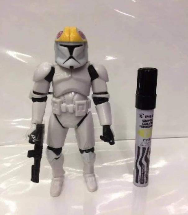 10 - 18CM Star Wars mano modelo de juguete blanco juez de tormenta articulaciones muñecas móviles