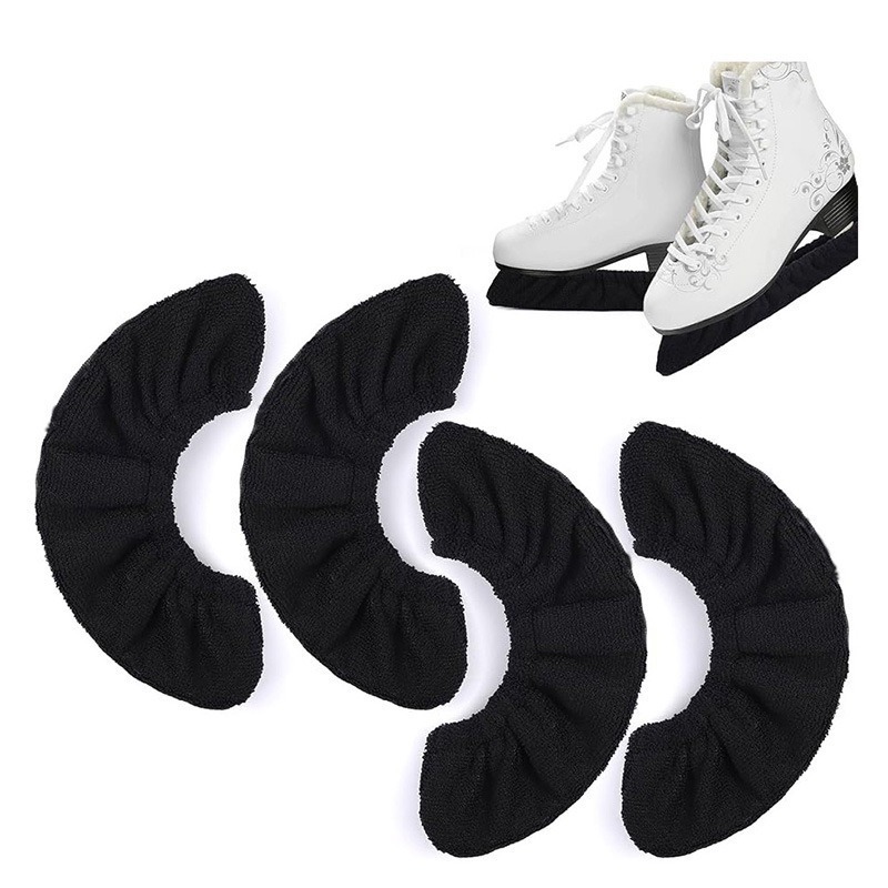 现货滑雪靴冰刀保护套溜冰鞋刀片套速滑鞋冰刀片保护套枫叶冰刀套