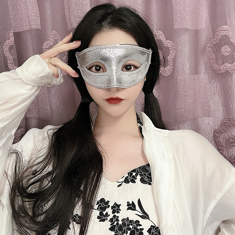 Halloween mascarada media cara princesa príncipe jazz actuación en el escenario accesorios de actuación de Halloween COS al por mayor