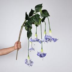 仿真花造景曼陀罗喇叭花假花客厅摆件花艺高档插花装饰门头花挂花