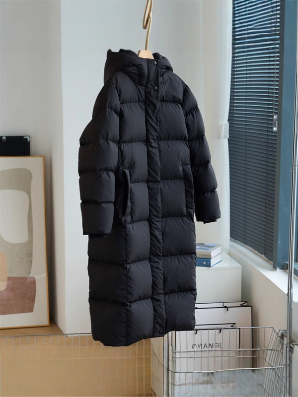 高端白鹅绒长款羽绒服女2025冬新款时尚加厚过膝外套女装批发货源|undefined