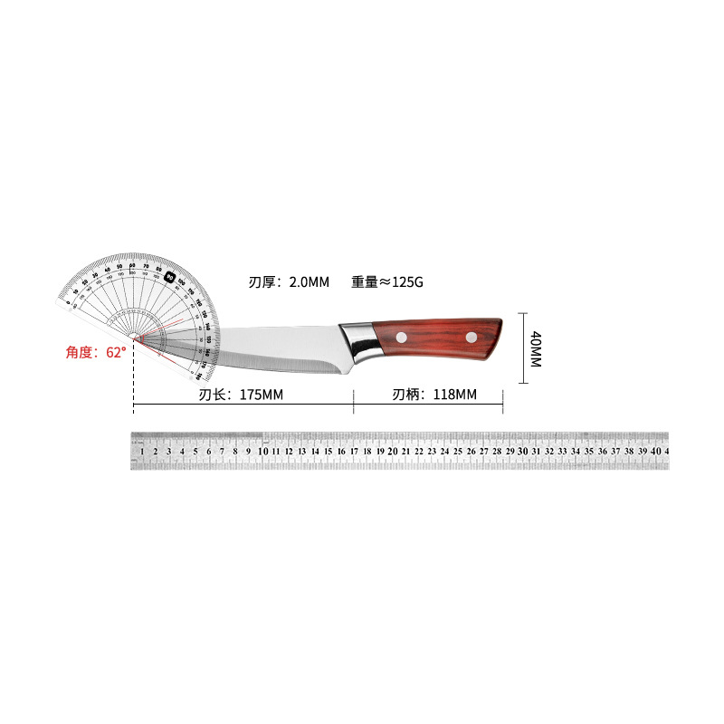 Cuchillo de corte de hueso para matar cerdos, cuchillo de corte de piel para carnicer de ovejas, cuchillo de corte de piel, cuchillo de corte de frutas, cuchillo de corte de carne