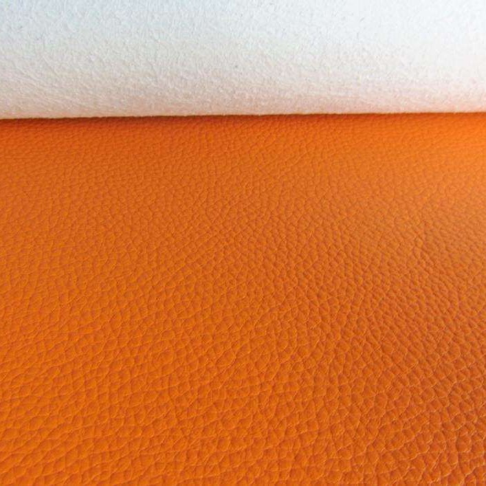 软包PVC皮料加厚防水手工diy人造革沙发布料荔枝纹人造革面料