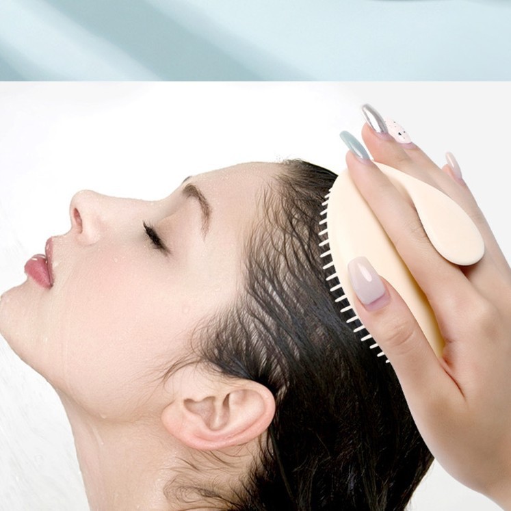 Lavarse el cabello artefacto mágico masaje champú cepillo champú peine meridianos agarración de la cabeza alimentación masaje cuero cabelludo