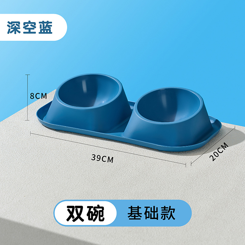 Protector de cuello para gatos Tazón doble de acero inoxidable Tazón para gatos anti-volteo Tazón para perros Tazón para perros a prueba de fugas de gran capacidad Tazón para perros Tazón para gatos Tazón para mascotas