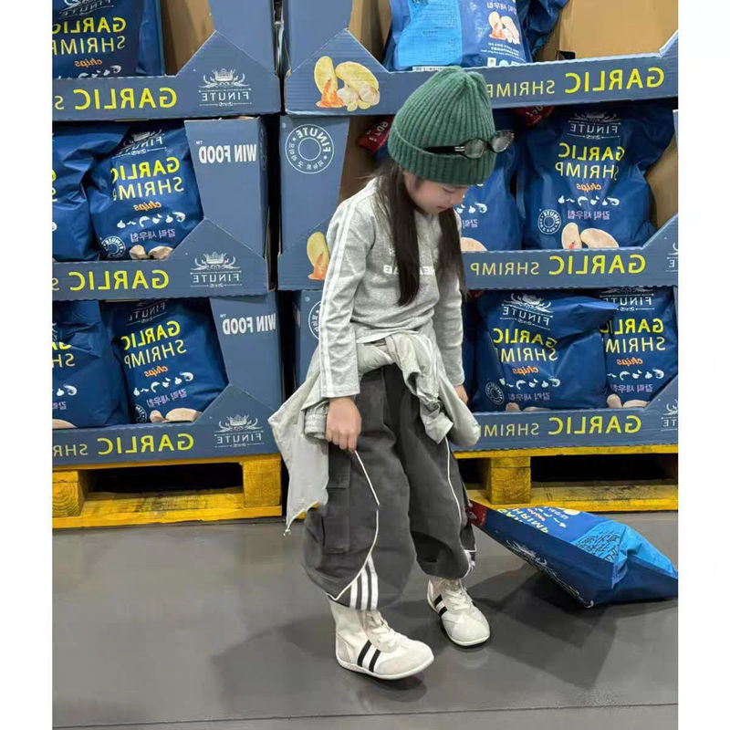 新款童装2025秋季女童套装洋气宝宝休闲运动风时尚T恤上衣长裤|undefined