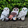 Cross -border hot -selling creative garden resin owl ornaments courtyard landscape psychological sand table sand set sand gift crafts