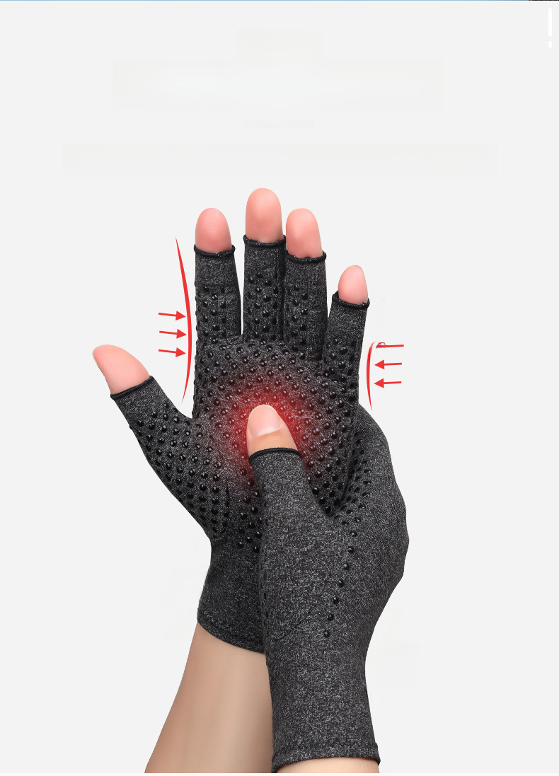  outdoor half finger pressure gloves cycling joint care rehabilitation cycling sports fitness gloves wholesale_maomaolike.com