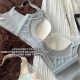 Ultra-thin sandwich paper cup large chest small underwear adjustable bra without steel ring anti-sagging accessory milk gathering