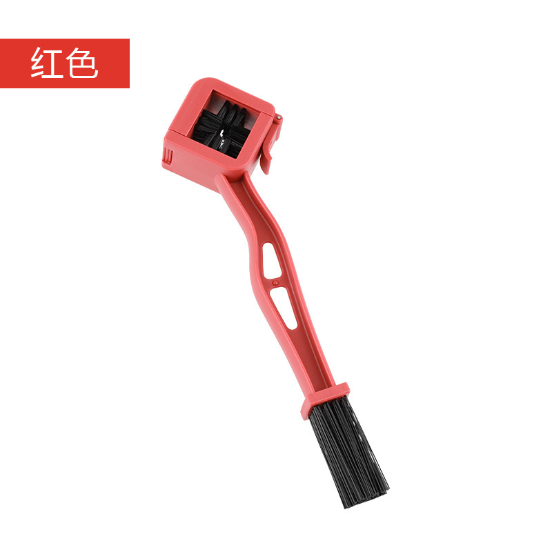 New wholesale bicycle chain brush motorcycle chain cleaning tooth plate square head brush riding cleaning accessories